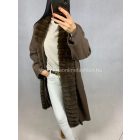 LOLLA csokibarna szövetkabát