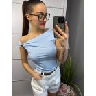 LOTTI babakék fálvállas felső