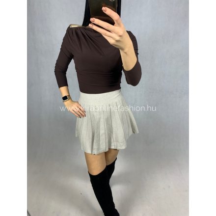 BORI csokibarna felső