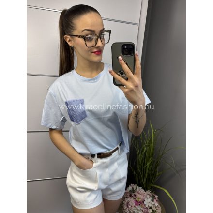 LUXA babakék póló