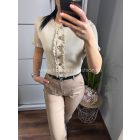 MÁLNA mogyoróbarna felső