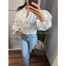 GABI fehér kék blúz