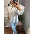 GABI fehér kék blúz