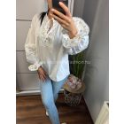 GABI fehér kék blúz