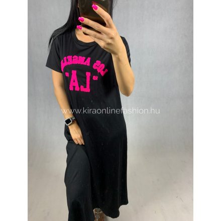 L.A. fekete maxi ruha