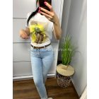 ILLA sárga mintás póló