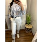 DEBBY kék mintás ing