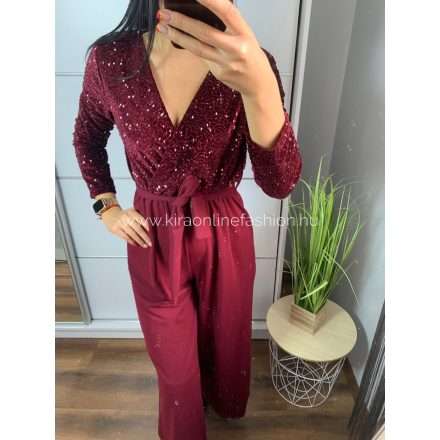 HOLI burgundi overál