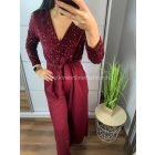 HOLI burgundi overál