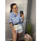 LOTTI kék csíkos ing