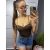 BRILL csokibarna top