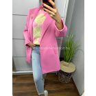 ANTÓNIA pink kabát kabát