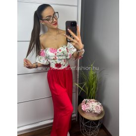 AMANDA piros nadrág