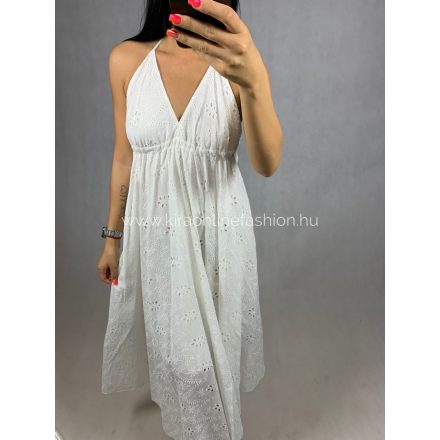 ROZI fehér maxi ruha