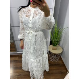 MIRANDA fehér maxi ruha