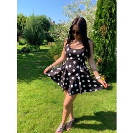 Fekete pöttyös loknis ruha