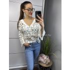 LEILA fehér horgolt felső