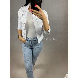 FONTANA fehér farmerdzseki