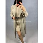 BRIGITTA beige kabát