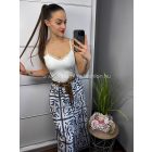 IZARA kék mintás nadrág