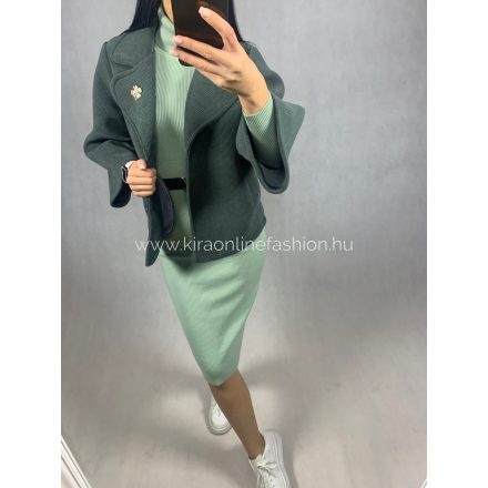 JÚLIA sötétmenta kabát