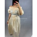 FLORENTINA ekrú maxi ruha