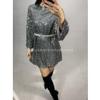 SUZANNA ezüst ruha, tunika