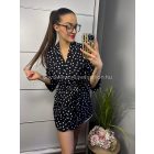 ILDI fekete pöttyös zakó