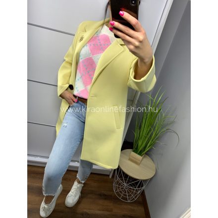 ANTÓNIA sárga kabát