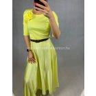 MELI citromsárga maxi ruha