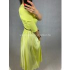 MELI citromsárga maxi ruha