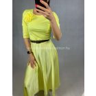 MELI citromsárga maxi ruha