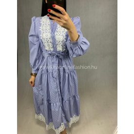 ZIA csikos ruha madeirával